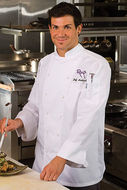Picture of Chef Works - SE52 - Monza White Executive Chef Coat